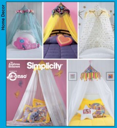 5126 4532 BUTTERICK 5 EZ BEDROOM CANOPIES CURTAINS YOUTH PATTERN